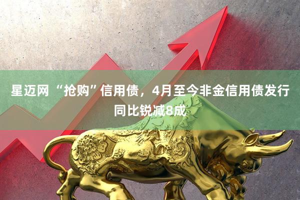 星迈网 “抢购”信用债，4月至今非金信用债发行同比锐减8成